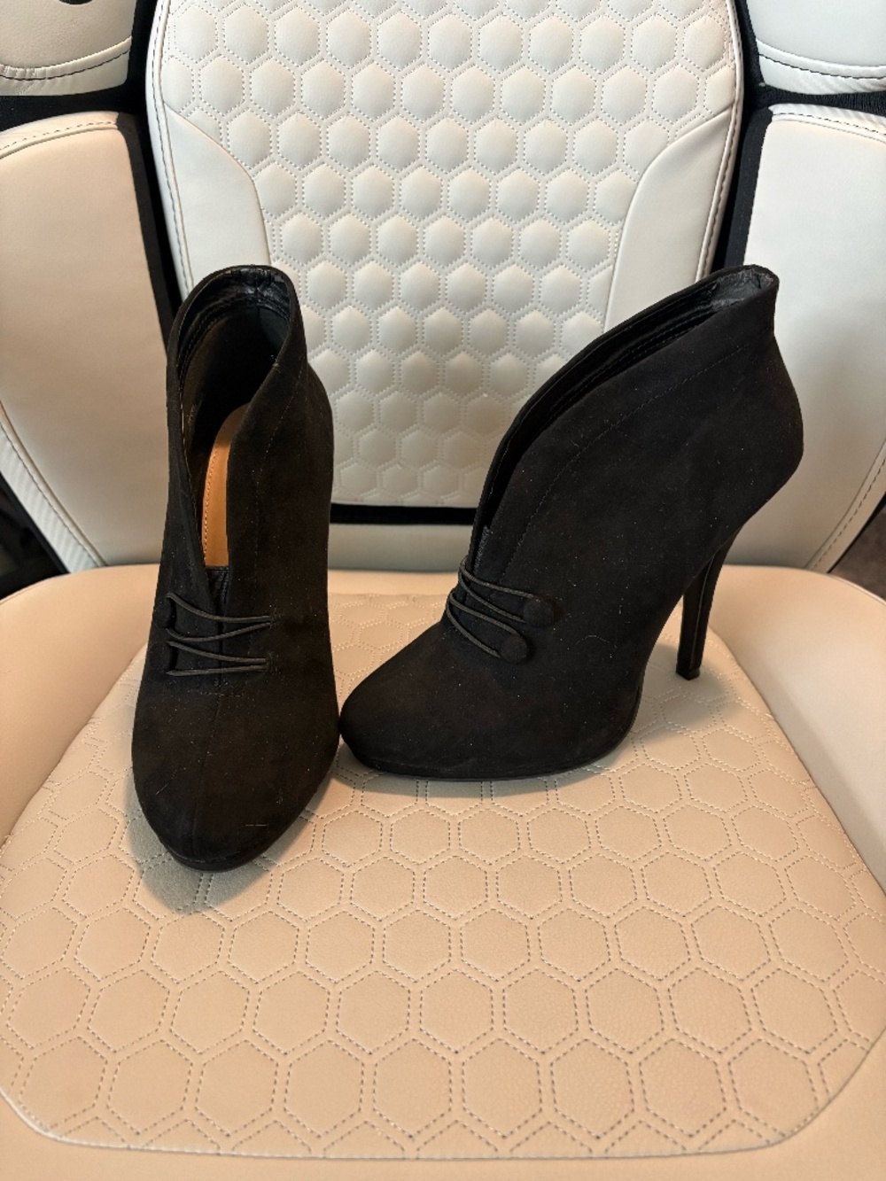 APT 9 Heeled Booties in Black